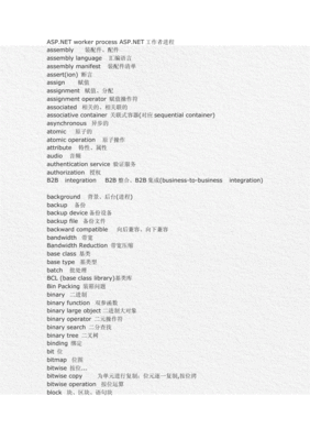 软件开发术语大全,软件开发技术是什么意思