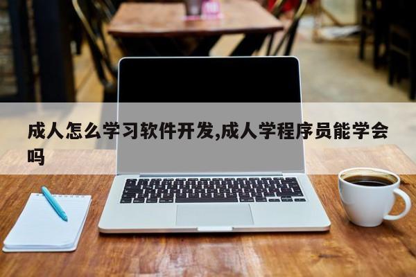 成人怎么学习软件开发,成人学程序员能学会吗